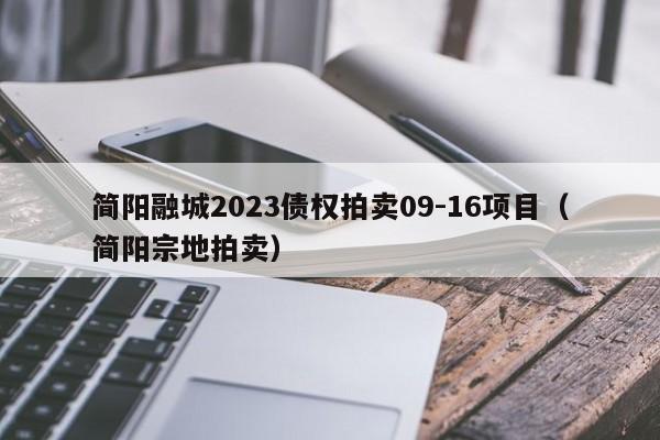 简阳融城2023债权拍卖09-16项目（简阳宗地拍卖）