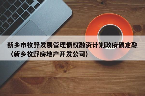 新乡市牧野发展管理债权融资计划政府债定融（新乡牧野房地产开发公司）