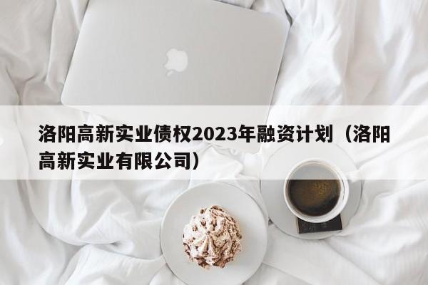 洛阳高新实业债权2023年融资计划（洛阳高新实业有限公司）