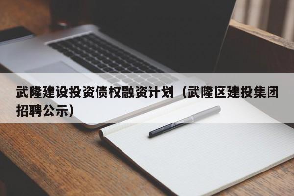 武隆建设投资债权融资计划（武隆区建投集团招聘公示）