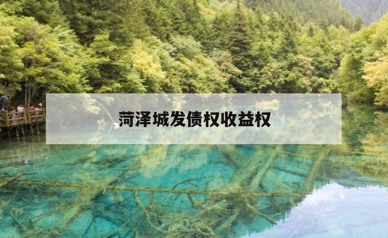 菏泽城发债权收益权