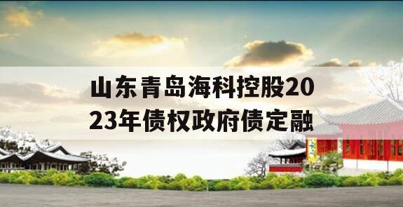 山东青岛海科控股2023年债权政府债定融