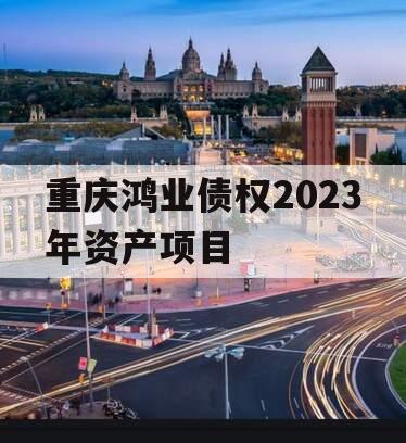 重庆鸿业债权2023年资产项目