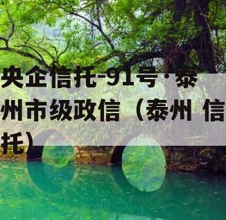 央企信托-91号·泰州市级政信（泰州 信托）