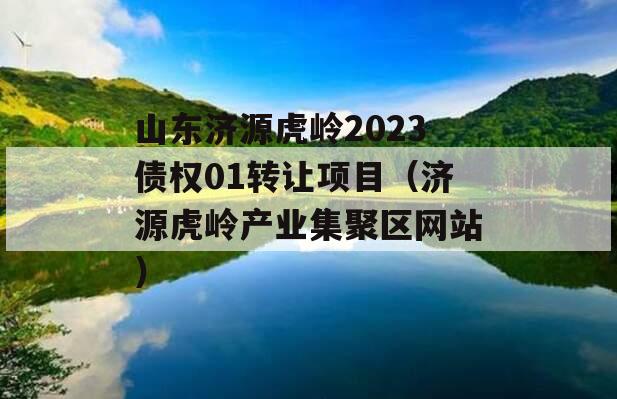 山东济源虎岭2023债权01转让项目（济源虎岭产业集聚区网站）