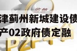 天津蓟州新城建设债权资产02政府债定融