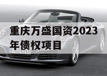 重庆万盛国资2023年债权项目