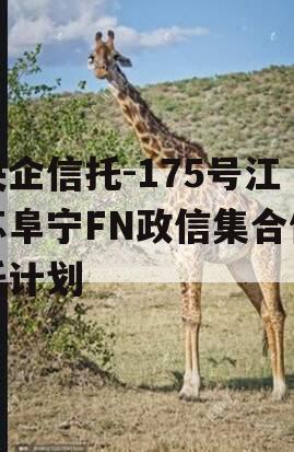 央企信托-175号江苏阜宁FN政信集合信托计划