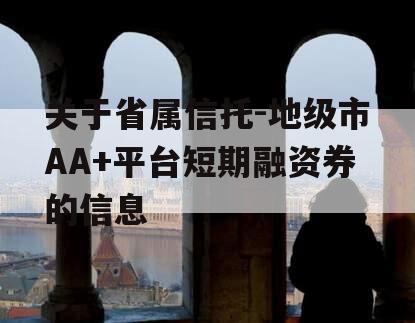 关于省属信托-地级市AA+平台短期融资券的信息