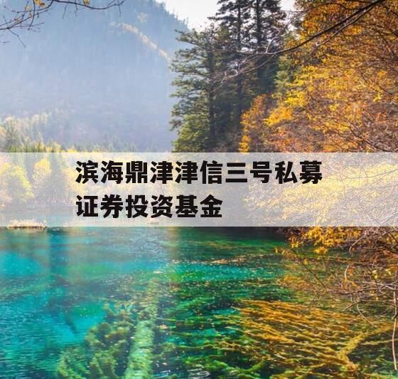 滨海鼎津津信三号私募证券投资基金