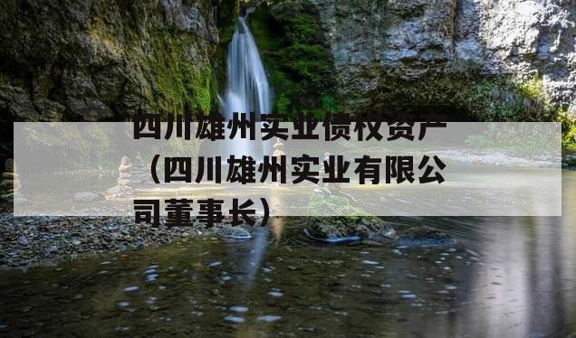 四川雄州实业债权资产（四川雄州实业有限公司董事长）