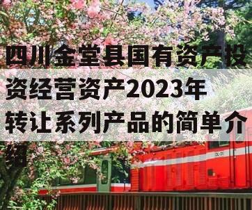 四川金堂县国有资产投资经营资产2023年转让系列产品的简单介绍