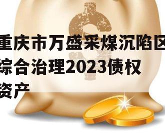 重庆市万盛采煤沉陷区综合治理2023债权资产