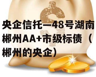 央企信托—48号湖南郴州AA+市级标债（郴州的央企）