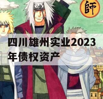 四川雄州实业2023年债权资产