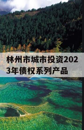 林州市城市投资2023年债权系列产品