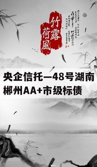 央企信托—48号湖南郴州AA+市级标债