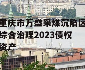 重庆市万盛采煤沉陷区综合治理2023债权资产