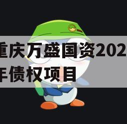 重庆万盛国资2023年债权项目