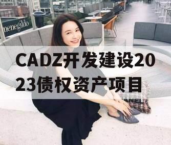 CADZ开发建设2023债权资产项目