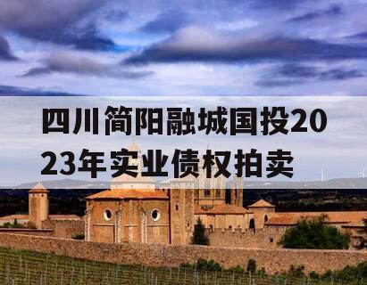 四川简阳融城国投2023年实业债权拍卖