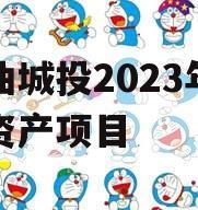 江油城投2023年债权资产项目