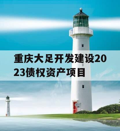 重庆大足开发建设2023债权资产项目