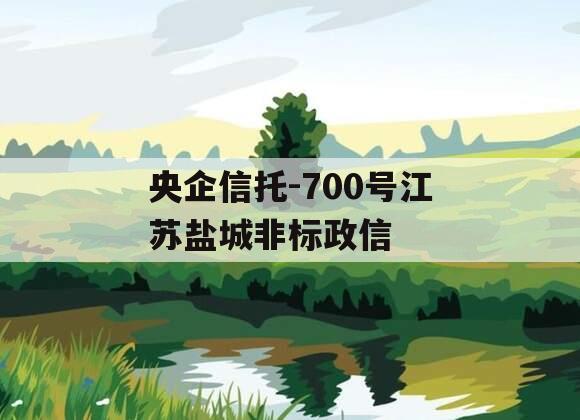 央企信托-700号江苏盐城非标政信