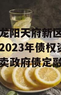 四川龙阳天府新区建设投资2023年债权资产拍卖政府债定融