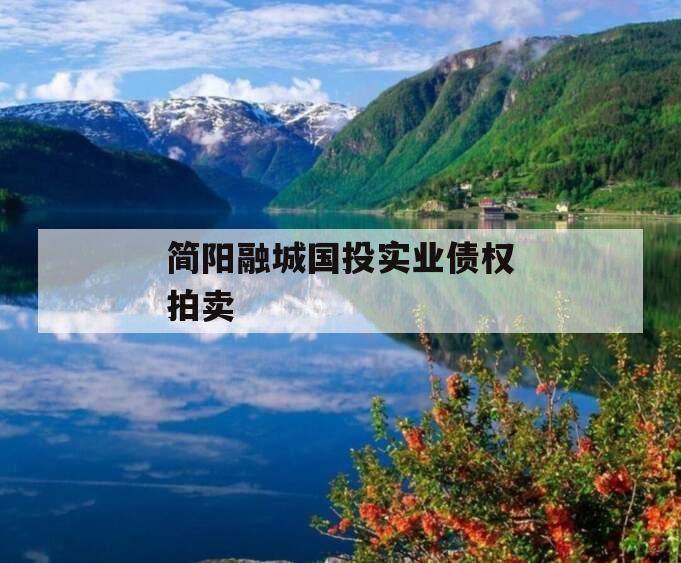 简阳融城国投实业债权拍卖