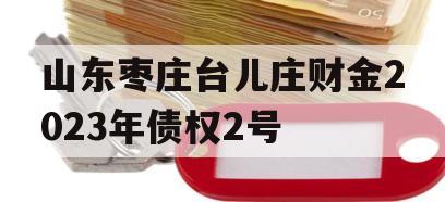 山东枣庄台儿庄财金2023年债权2号