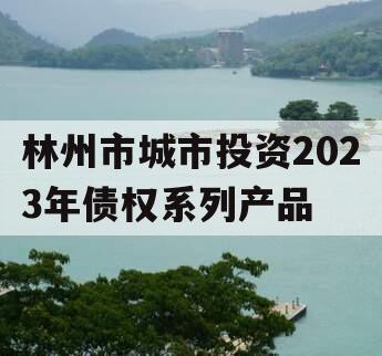 林州市城市投资2023年债权系列产品