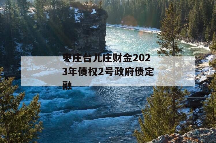 枣庄台儿庄财金2023年债权2号政府债定融