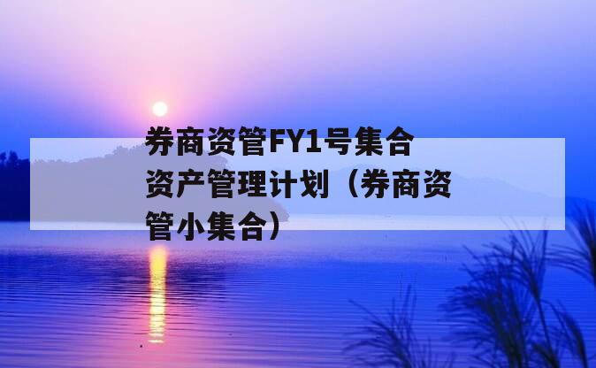 券商资管FY1号集合资产管理计划（券商资管小集合）