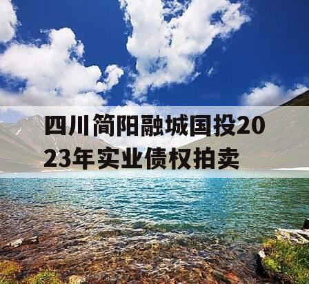 四川简阳融城国投2023年实业债权拍卖