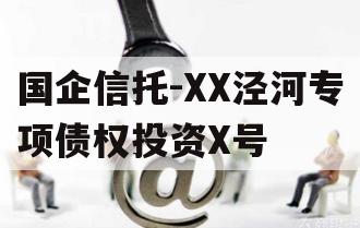 国企信托-XX泾河专项债权投资X号