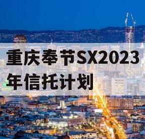 重庆奉节SX2023年信托计划