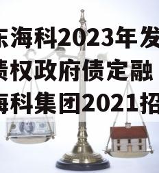 山东海科2023年发展债权政府债定融（山东海科集团2021招聘）