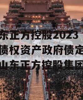 山东正方控股2023年债权资产政府债定融（山东正方控股集团）