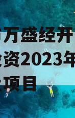 重庆市万盛经开区城市开发投资2023年债权转让项目