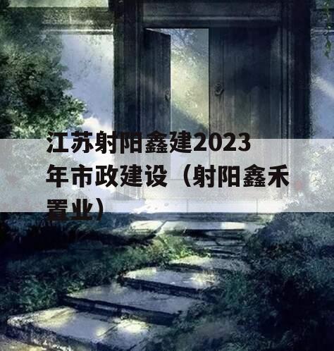 江苏射阳鑫建2023年市政建设（射阳鑫禾置业）