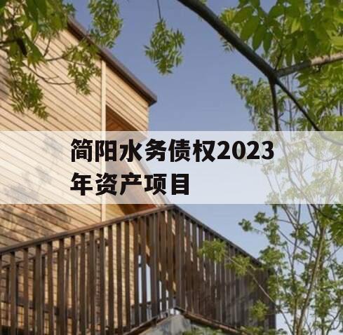 简阳水务债权2023年资产项目