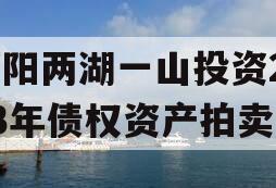 简阳两湖一山投资2023年债权资产拍卖