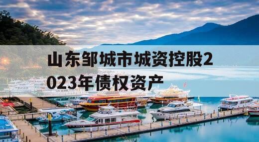 山东邹城市城资控股2023年债权资产