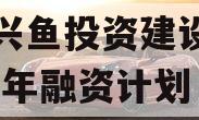 济宁兴鱼投资建设定向2023年融资计划