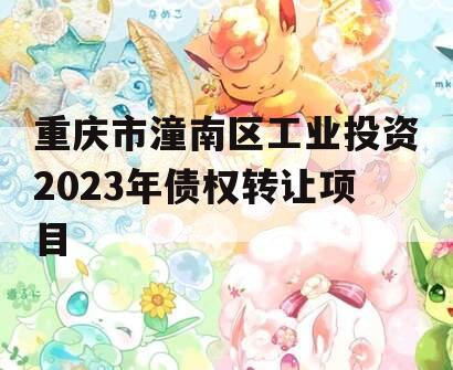 重庆市潼南区工业投资2023年债权转让项目