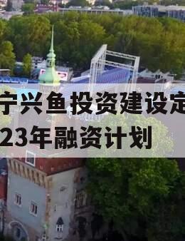 济宁兴鱼投资建设定向2023年融资计划