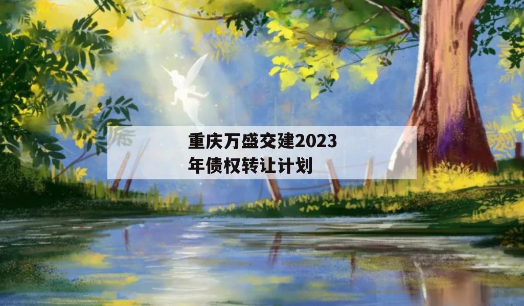 重庆万盛交建2023年债权转让计划