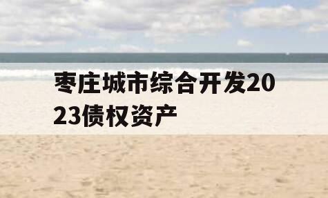 枣庄城市综合开发2023债权资产