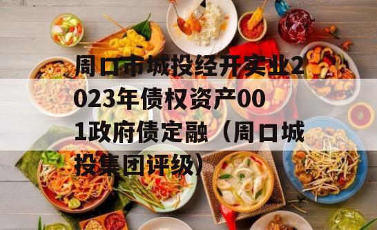 周口市城投经开实业2023年债权资产001政府债定融（周口城投集团评级）